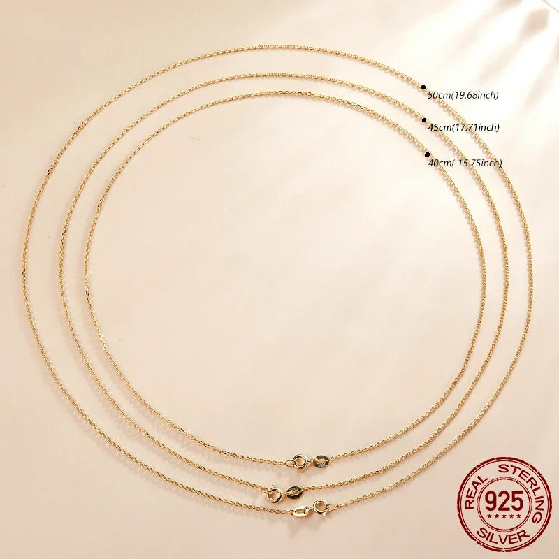 Sterling Silver Classic Loop Necklace