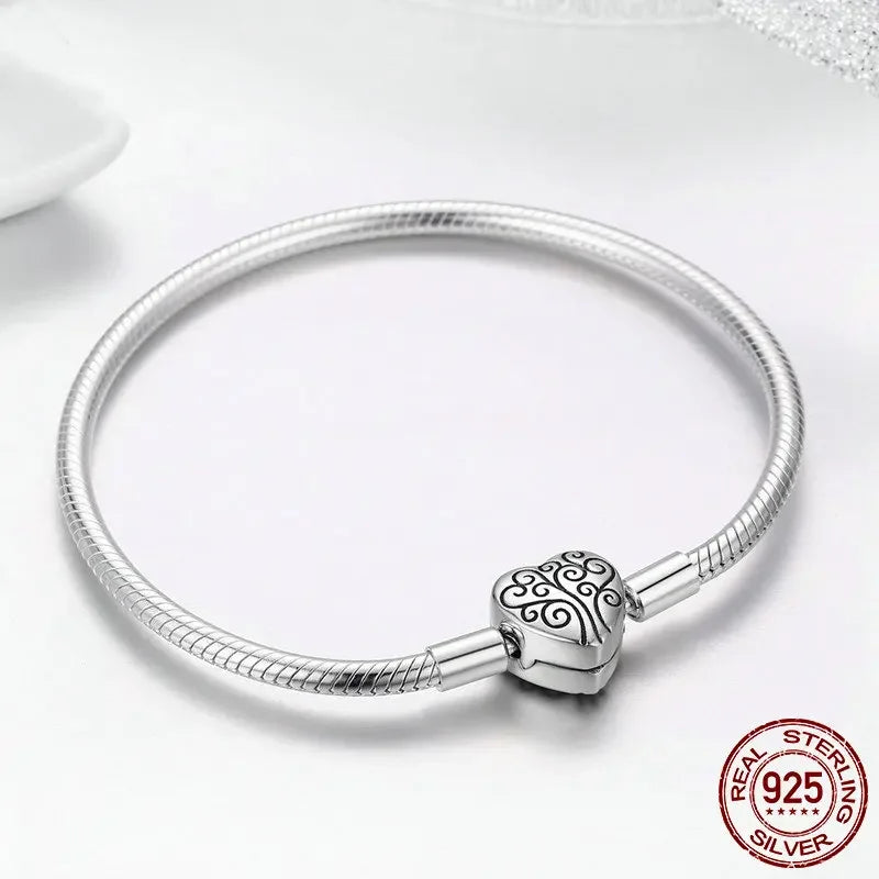 Sterling silver love bracelet