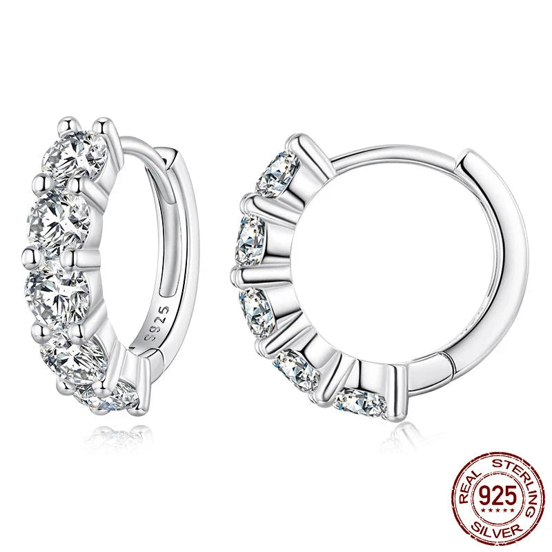 Hoop Moissanite Earrings