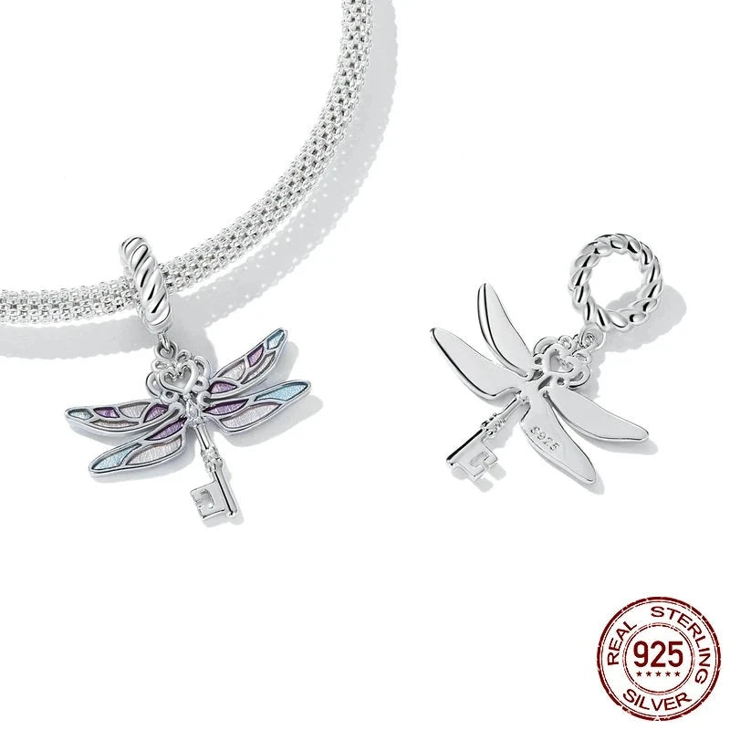 Dragonfly key pendant